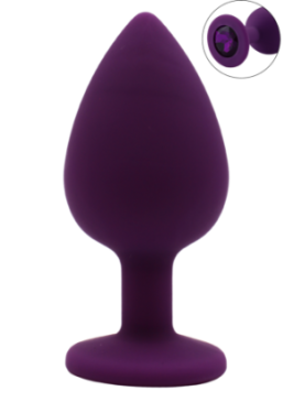 Plug bijou violet Large - DB-RY069PUR